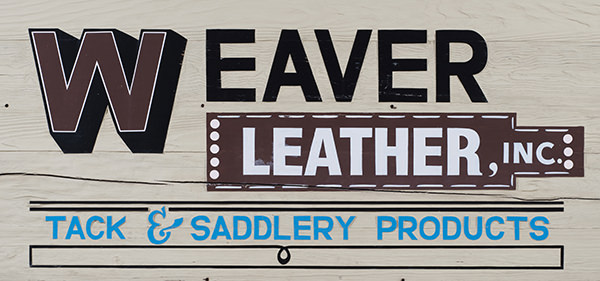 Weaver Leather Inc sign